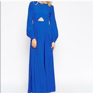 ASOS Cutout Maxi Dress | Cobalt Blue